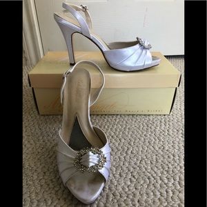 Wedding shoes! Michaelangelo for David’s bridal